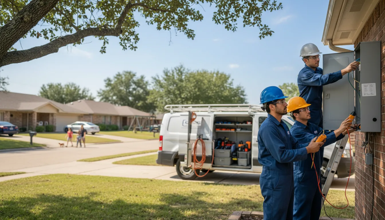 Certified electrician providing emergency electrical services in Shellsburg, IA